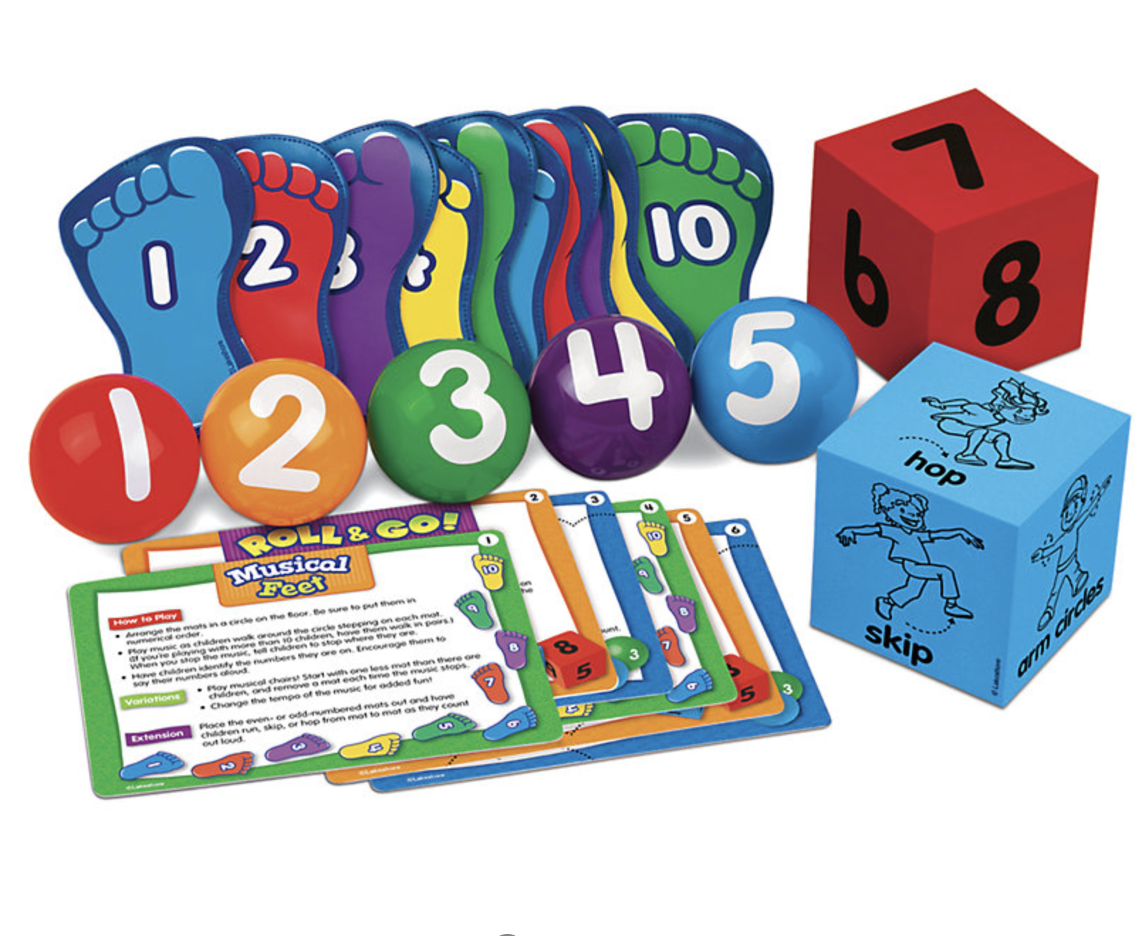 Let’s Get Moving! Numbers & Counting Kit