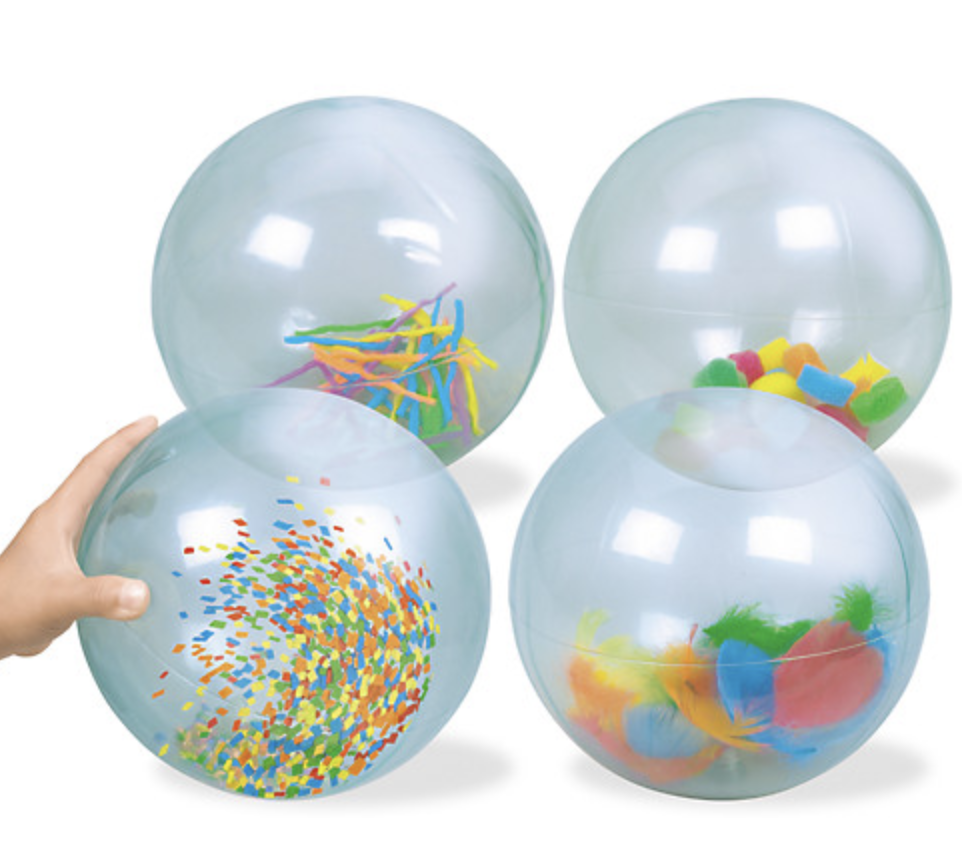 See-Inside Activity Balls - Set of 4